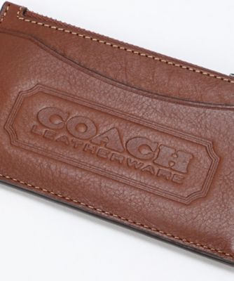 ジップ カード ケース・コーチ バッジ | COACH/コーチ | 三越伊勢丹
